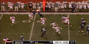 Varsity  Football - Albertville vs Lee image