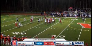 ASAA Large School football quarterfinal image