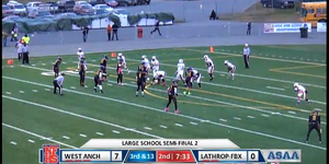 ASAA Large School football semifinal image