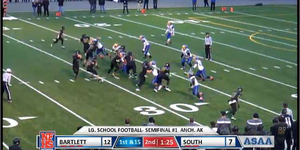 ASAA Large School football semifinal image