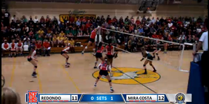 CIF-SS Girls Volleyball Redondo Union vs. Mira Costa image