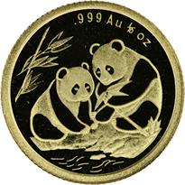 1992 1/10o Gold Official Panda Show Commemorative Obv