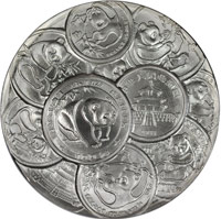 (1991) 103g Silver Official Panda Show Commemorative Obv