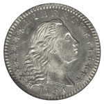 Flowing Hair Half Dimes - Flowing Hair H10C