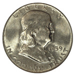Franklin Half Dollars - Franklin Halves - Franklin 50C