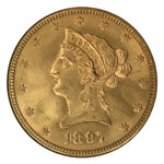 Liberty Head $10 - Ten Dollar Liberty - Liberty Eagle - Ten Dollar Lib