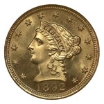 Liberty Head $2.50 - Liberty Head Quarter Eagle