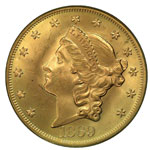 Liberty Head $20 - Liberty Twenty Dollar - Liberty Double Eagle - Twenty Dollar Lib