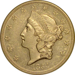 Graded SS Republic Coin - 1854-O Double Eagle O
