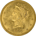 SS Republic Coin - 1845-O Coronet Eagle