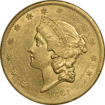 SS Republic Coin - 1861-S Coronet Double Eagle with Paquet Reverse