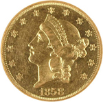 SS Republic Coin - 1858-O Double Eagle