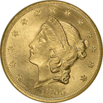 Graded SS Republic Coin - 1865 Double Eagle