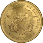 Graded SS Republic Coin - 1865 Double Eagle