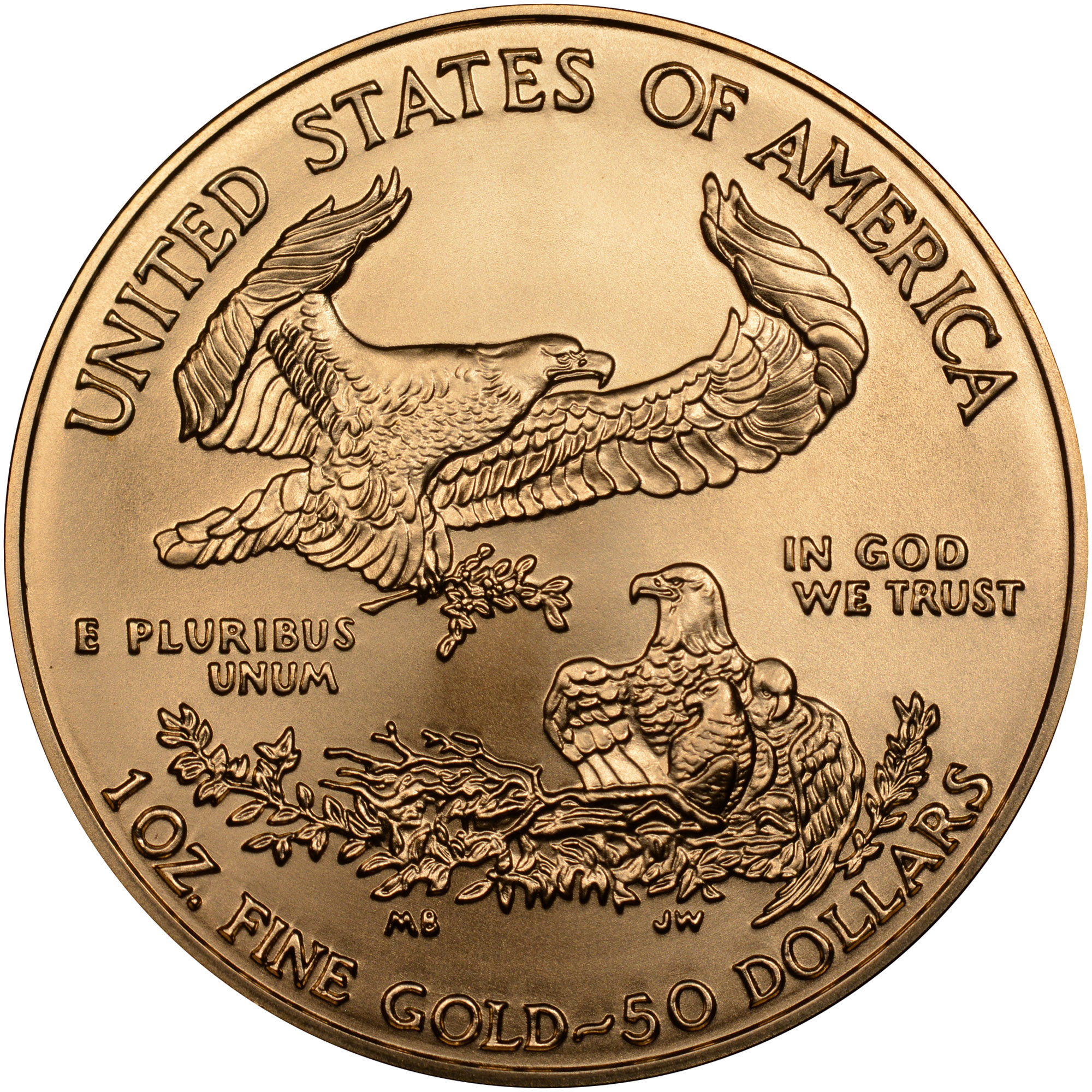 2006 W EAGLE BURNISHED GOLD EAGLE G$50 MS | Coin Explorer | NGC