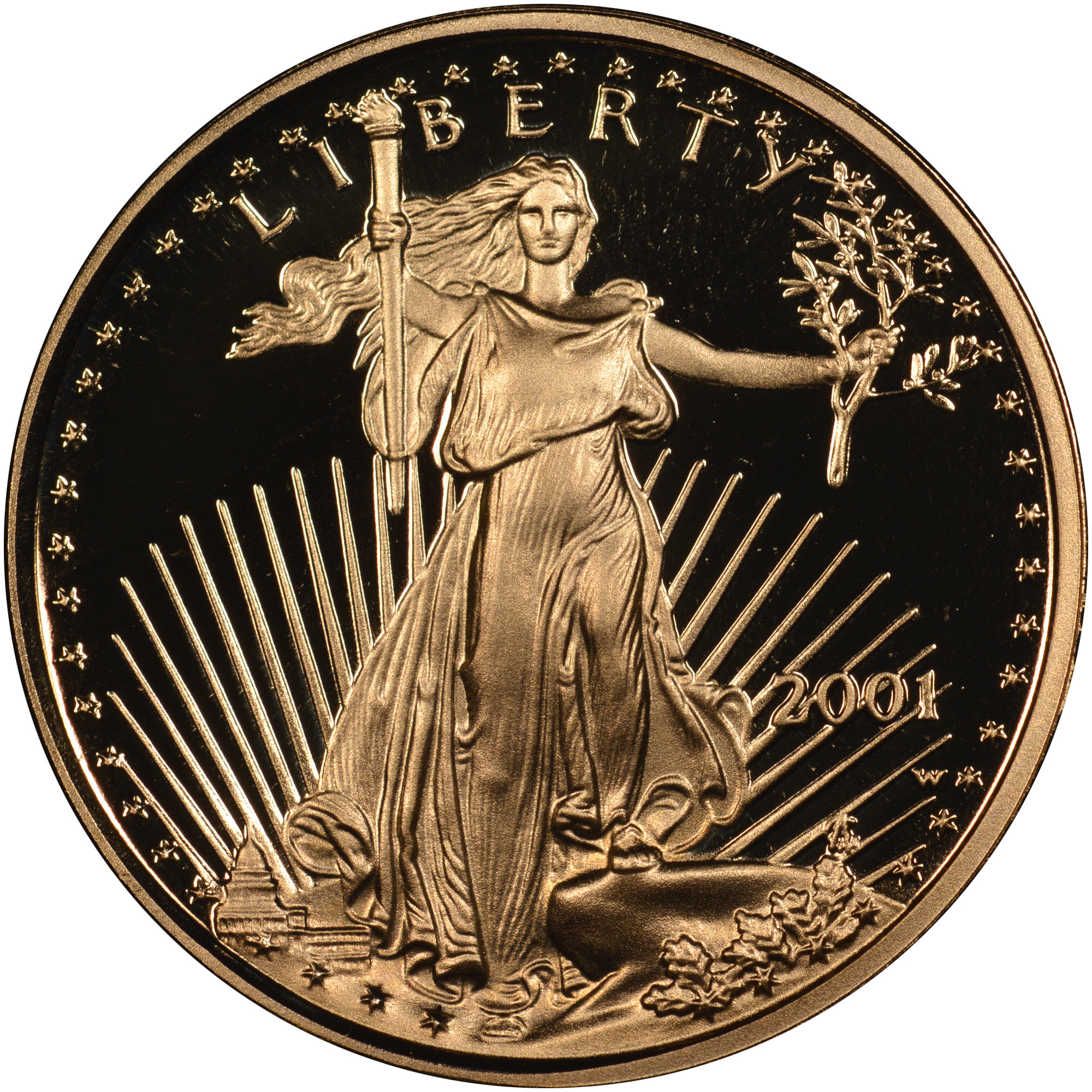 2001 W EAGLE G$5 PF | Coin Explorer | NGC