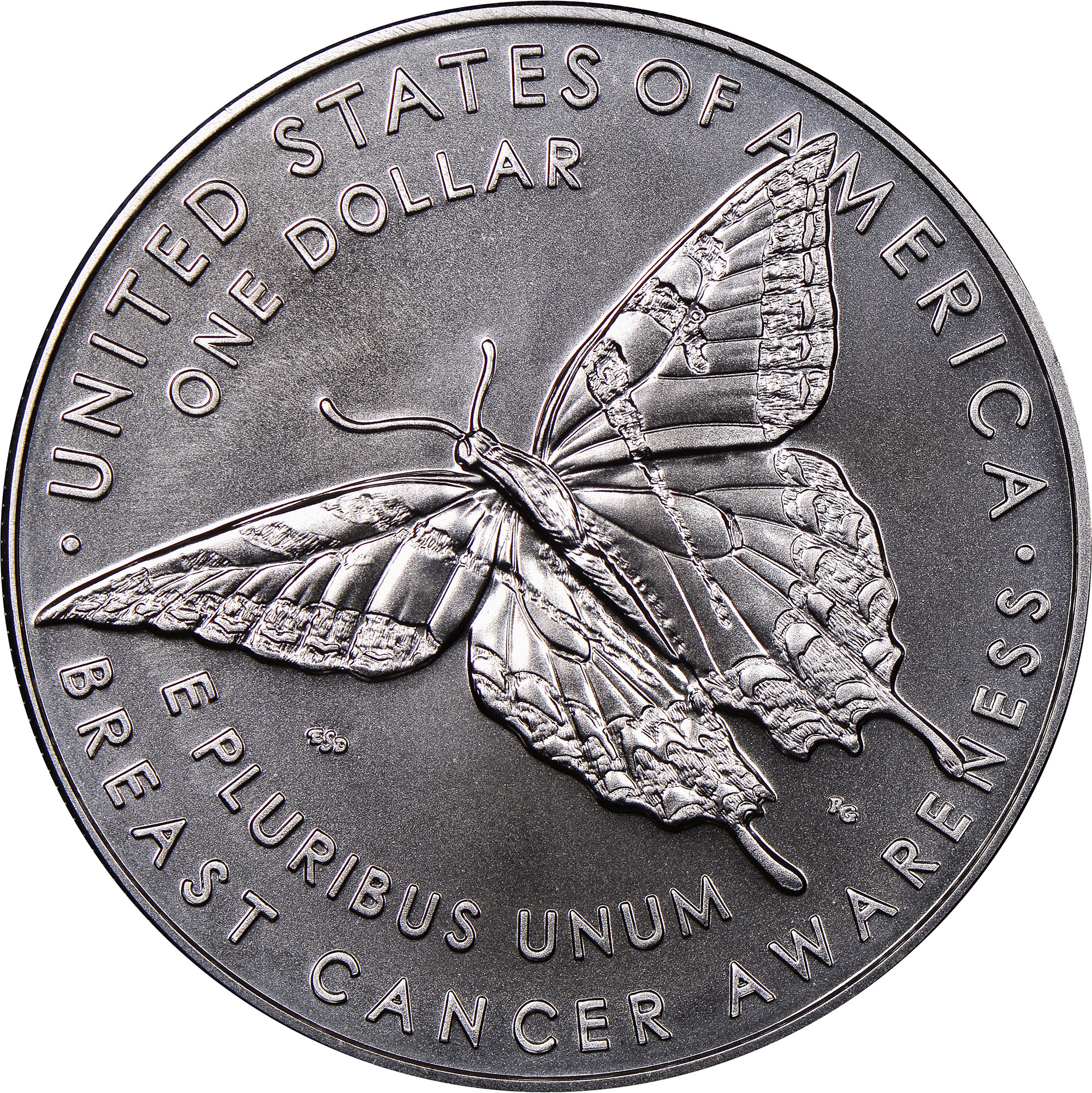 2018 P Breast Cancer Awareness S$1 MS | Coin Explorer | NGC