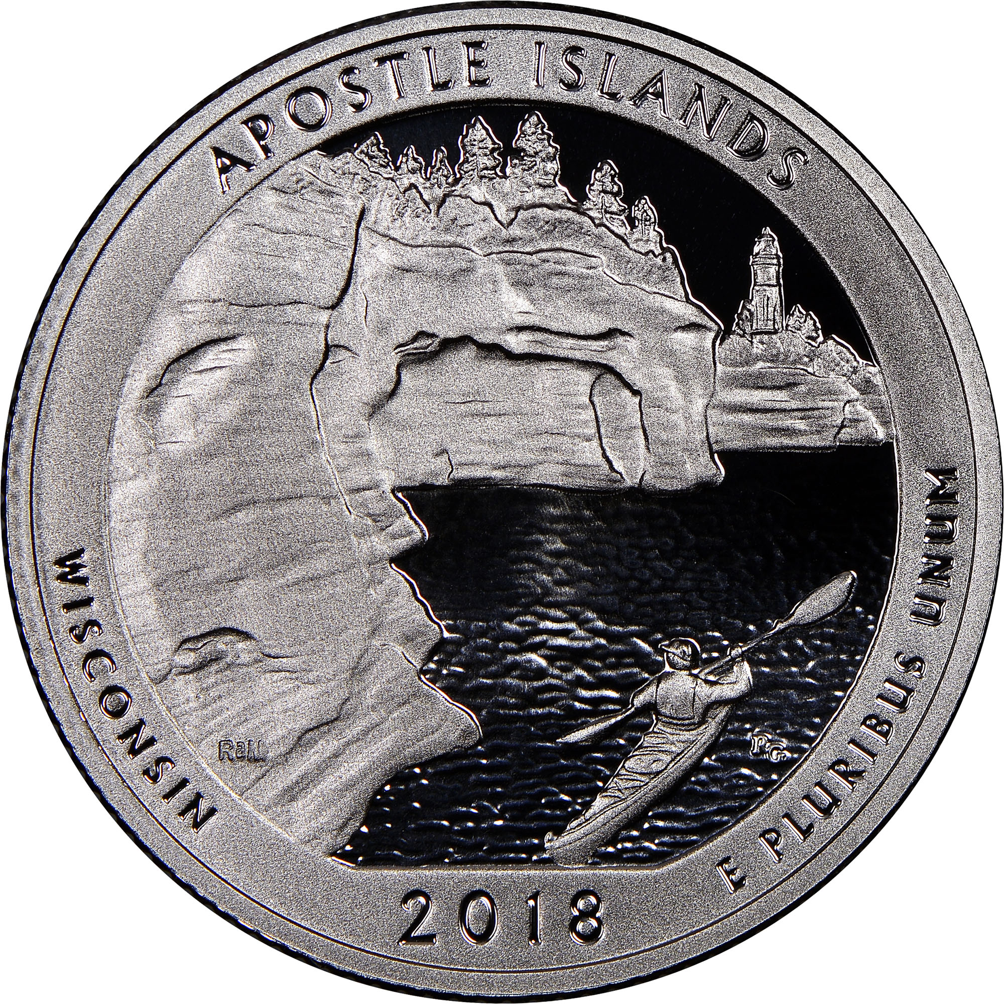 2018 S Clad Apostle Islands 25C PF | Coin Explorer | NGC
