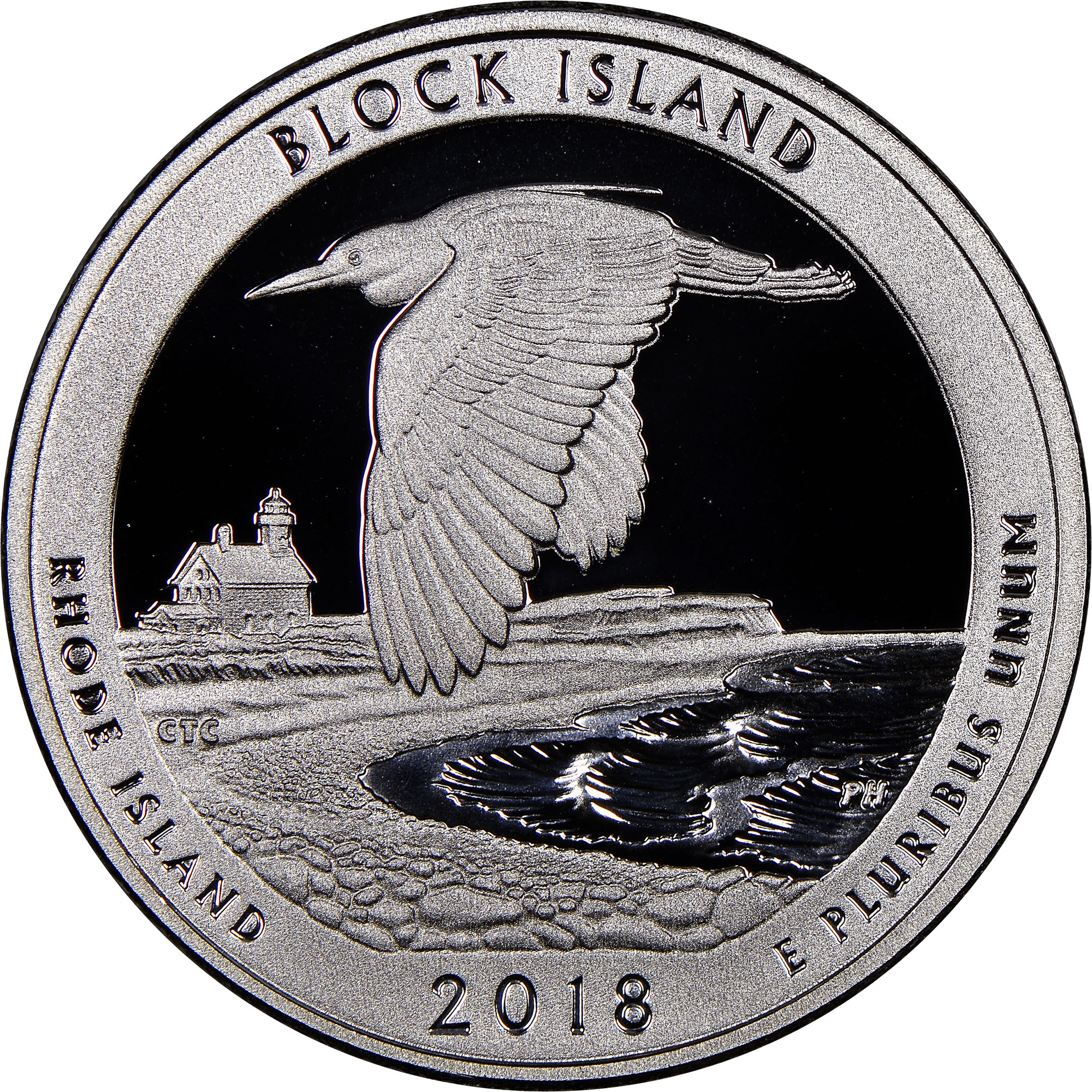 2018 S Clad Block Island 25C PF Coin Explorer NGC