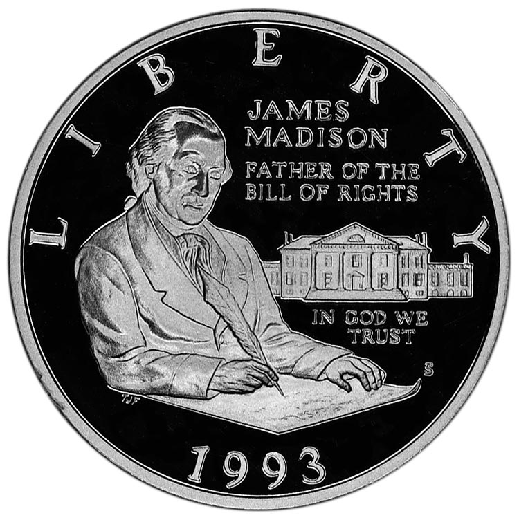 1993 S JAMES MADISON 50C PF | Coin Explorer | NGC