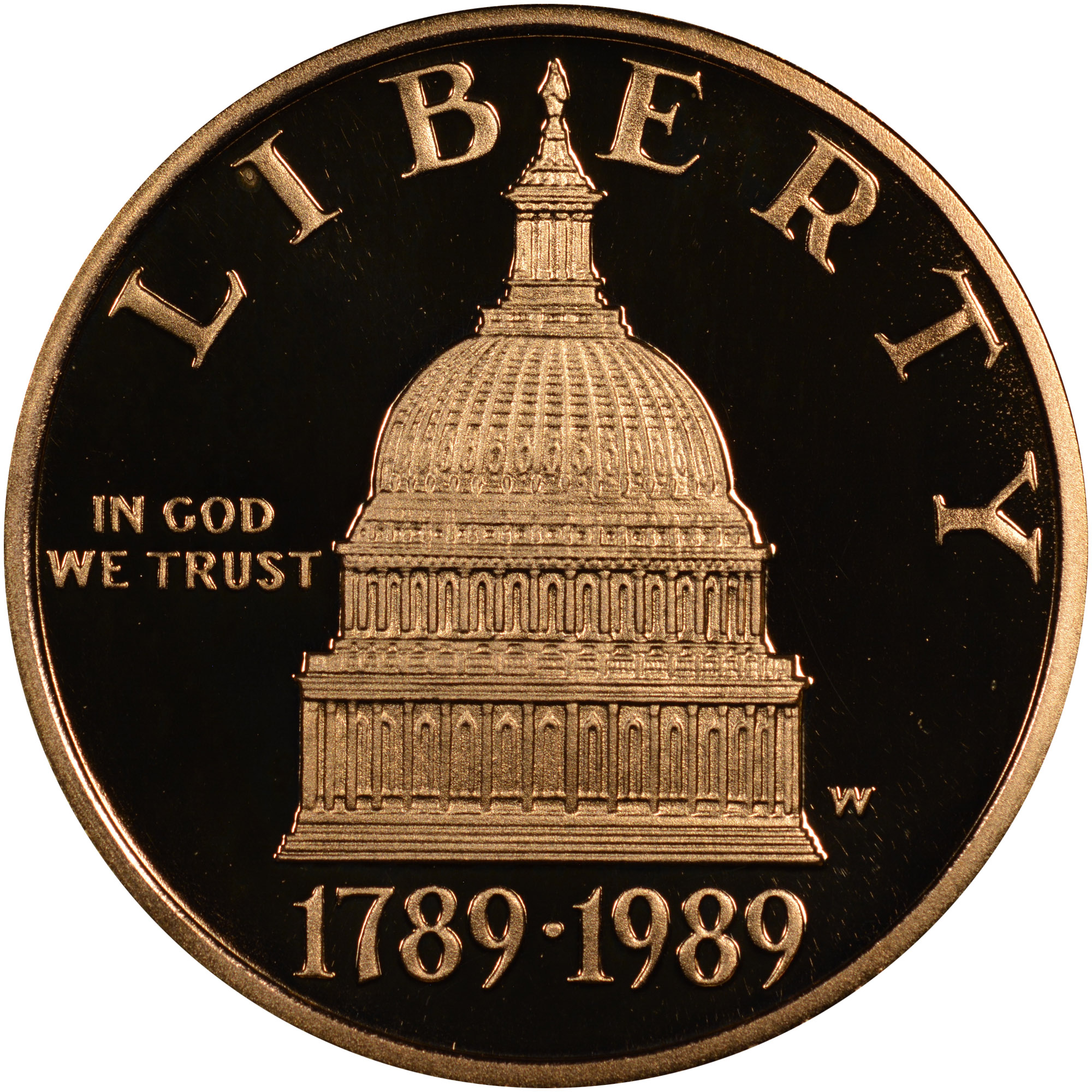 1989 W Congress 5 PF Modern Commemoratives NGC