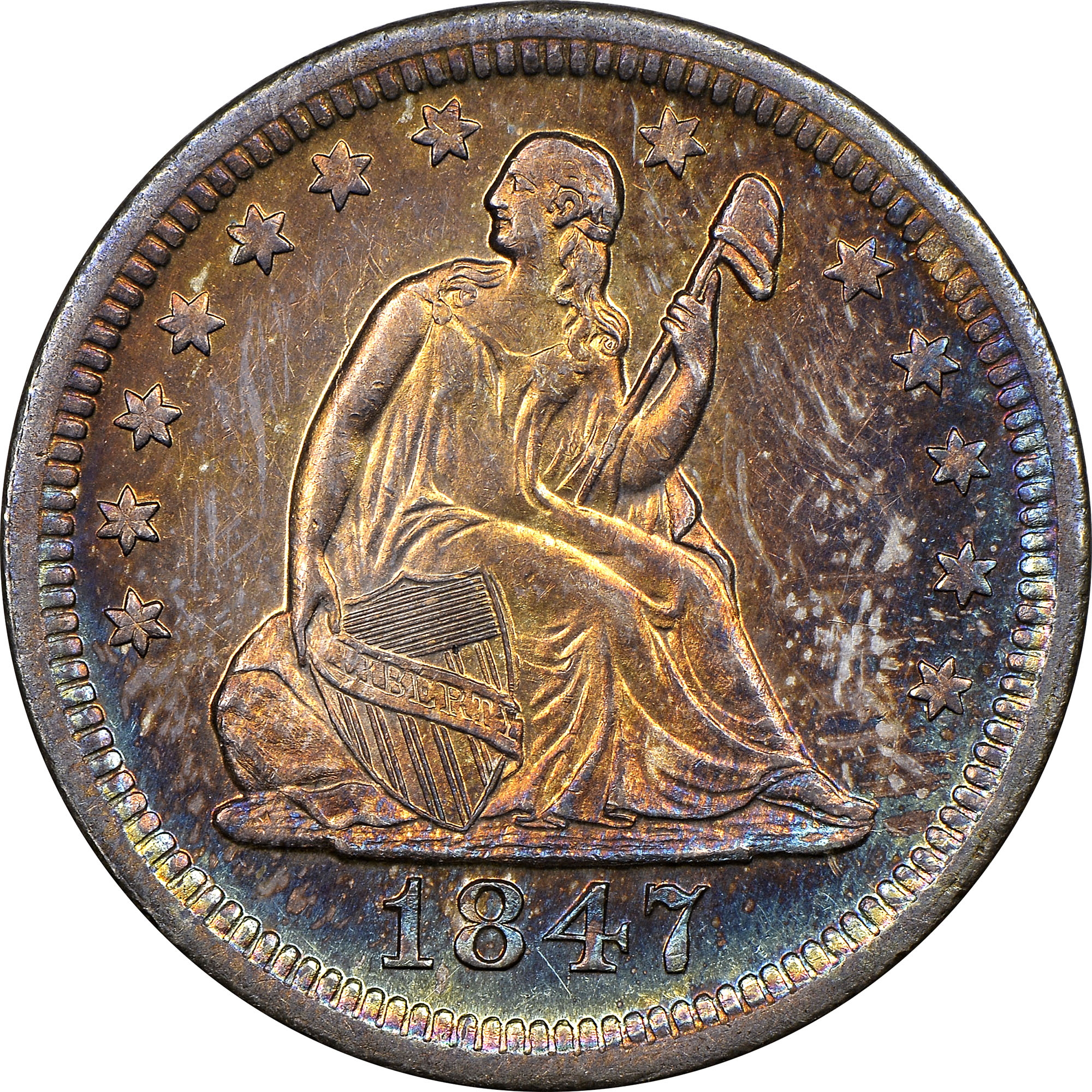 1847 O 25C MS | Coin Explorer | NGC