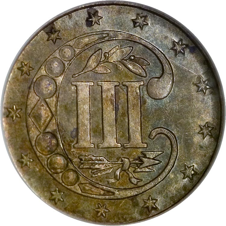 1867 3CS MS | Coin Explorer | NGC