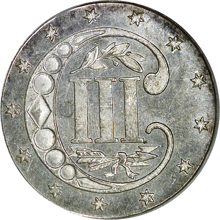 1869 3CS MS | Coin Explorer | NGC