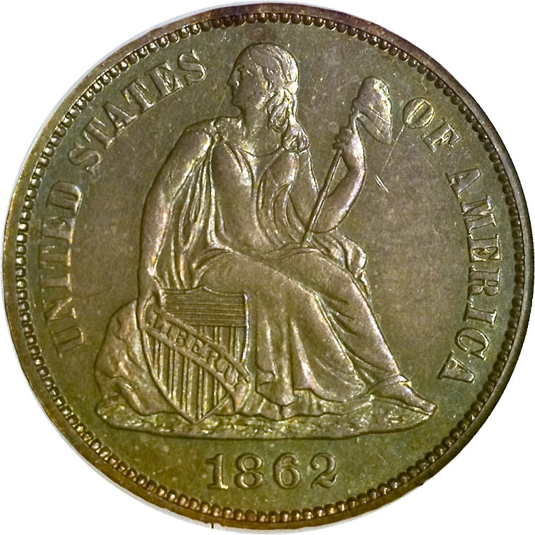 1862 10C PF | Coin Explorer | NGC