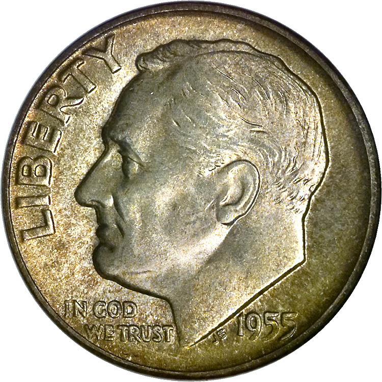 1955 10C MS | Coin Explorer | NGC