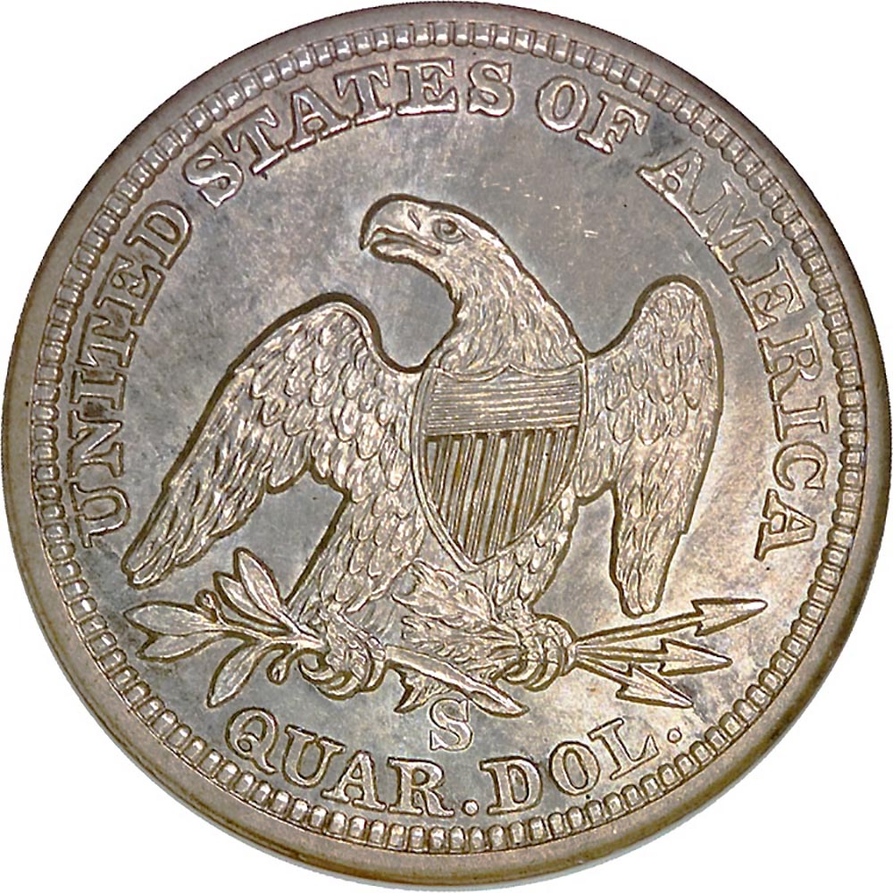 1864 S 25C MS | Coin Explorer | NGC