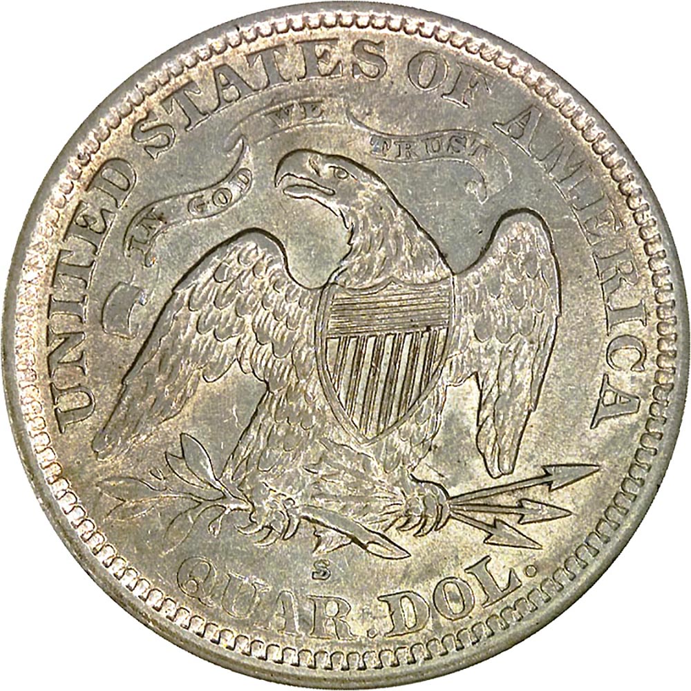 1869 S 25C MS | Coin Explorer | NGC