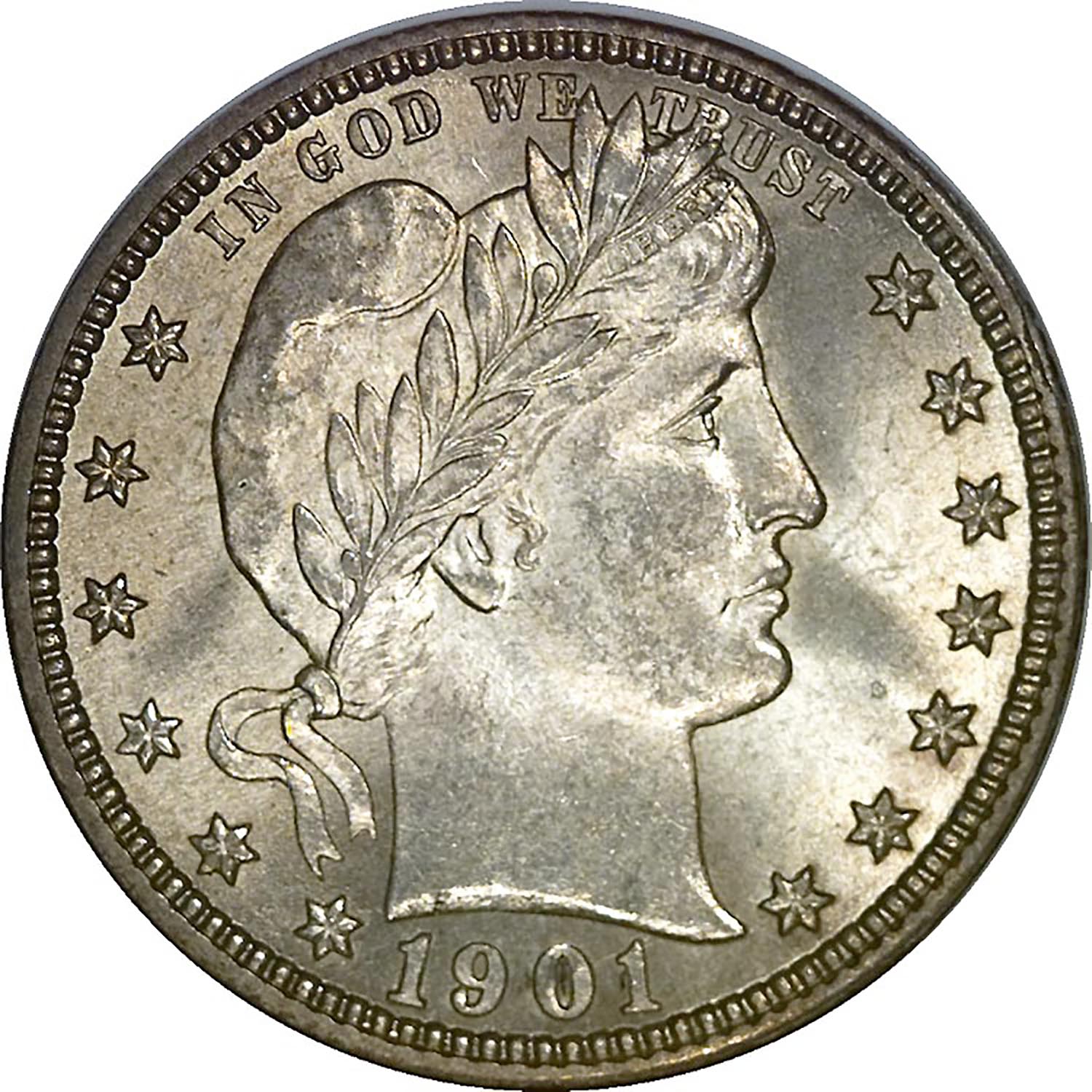 1901 O 25C MS | Coin Explorer | NGC
