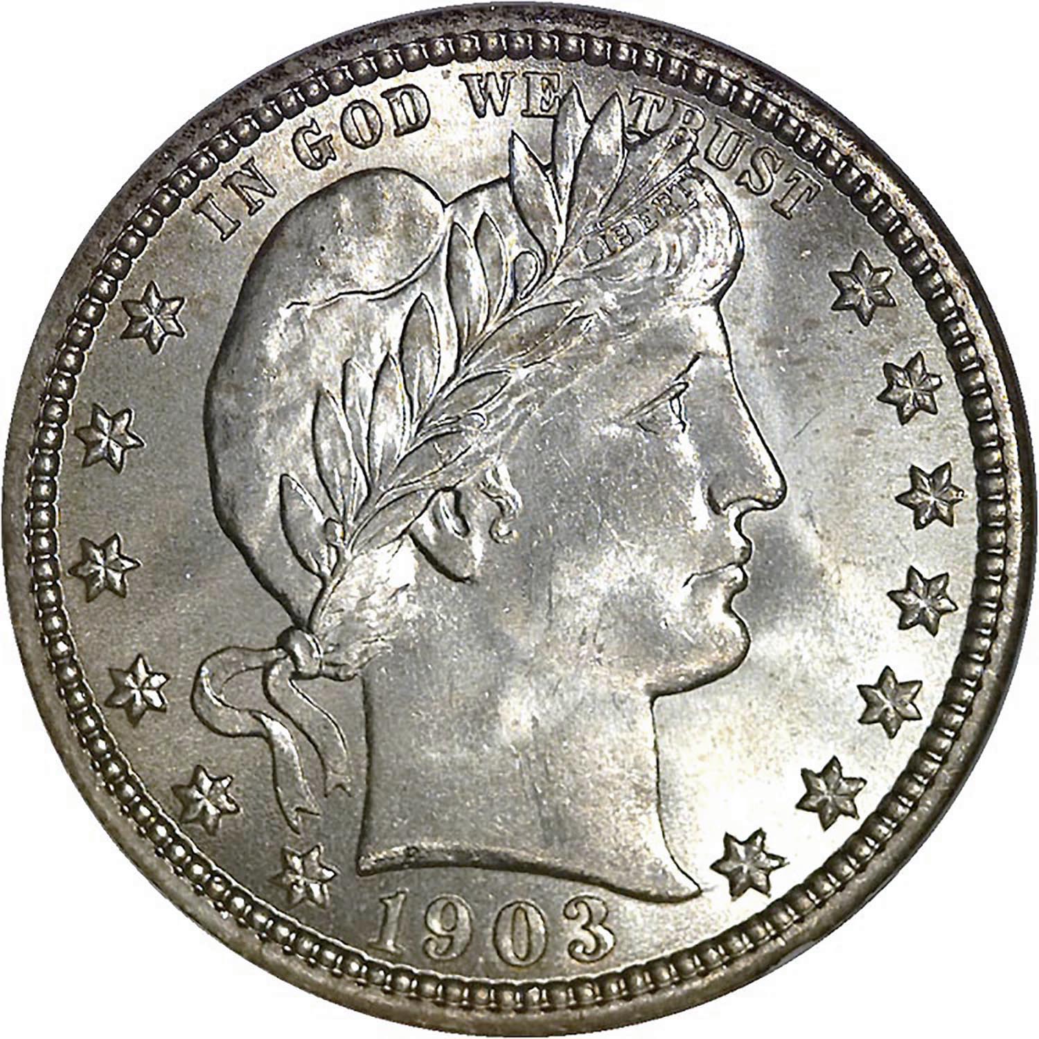 1903 25C MS | Coin Explorer | NGC