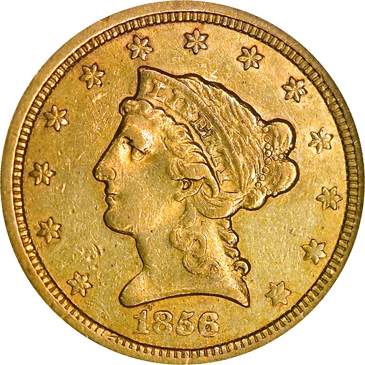 1856 O $2.5 MS | Coin Explorer | NGC
