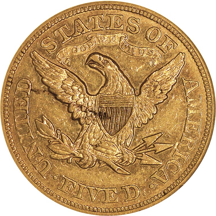 1867 $5 MS | Coin Explorer | NGC