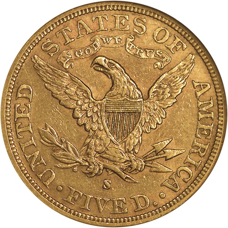 1883 S $5 MS | Coin Explorer | NGC