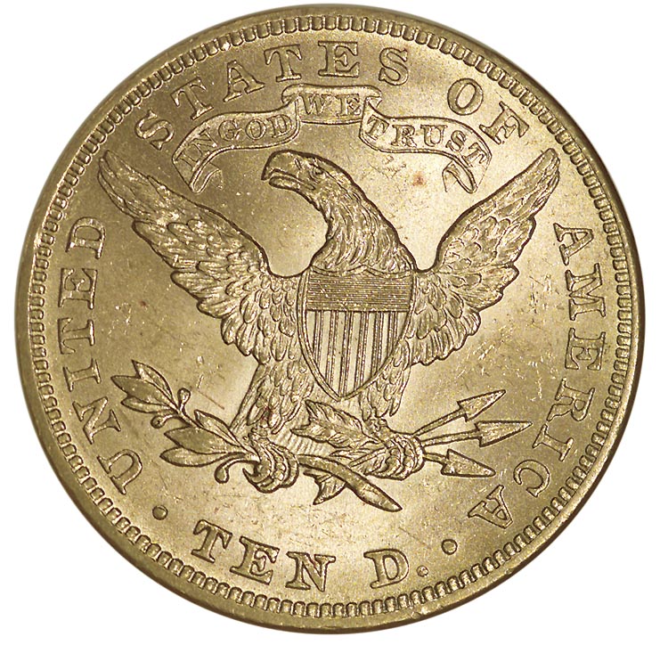 1895 $10 MS | Coin Explorer | NGC