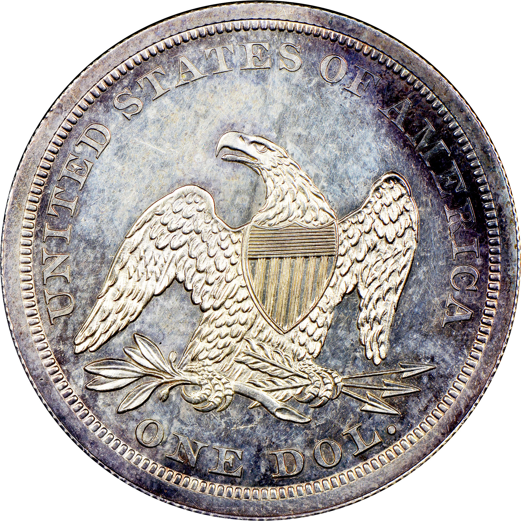 1844 $1 PF | Coin Explorer | NGC