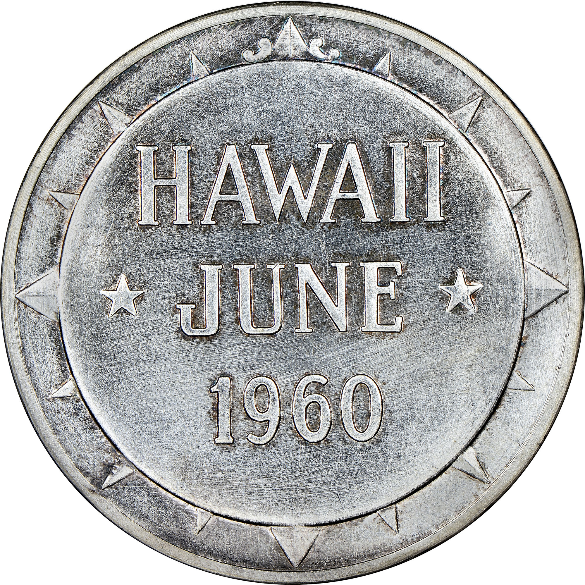 1960 HAWAII 2M-94, DWIGHT EISENHOWER SILVER MS | Coin Explorer | NGC