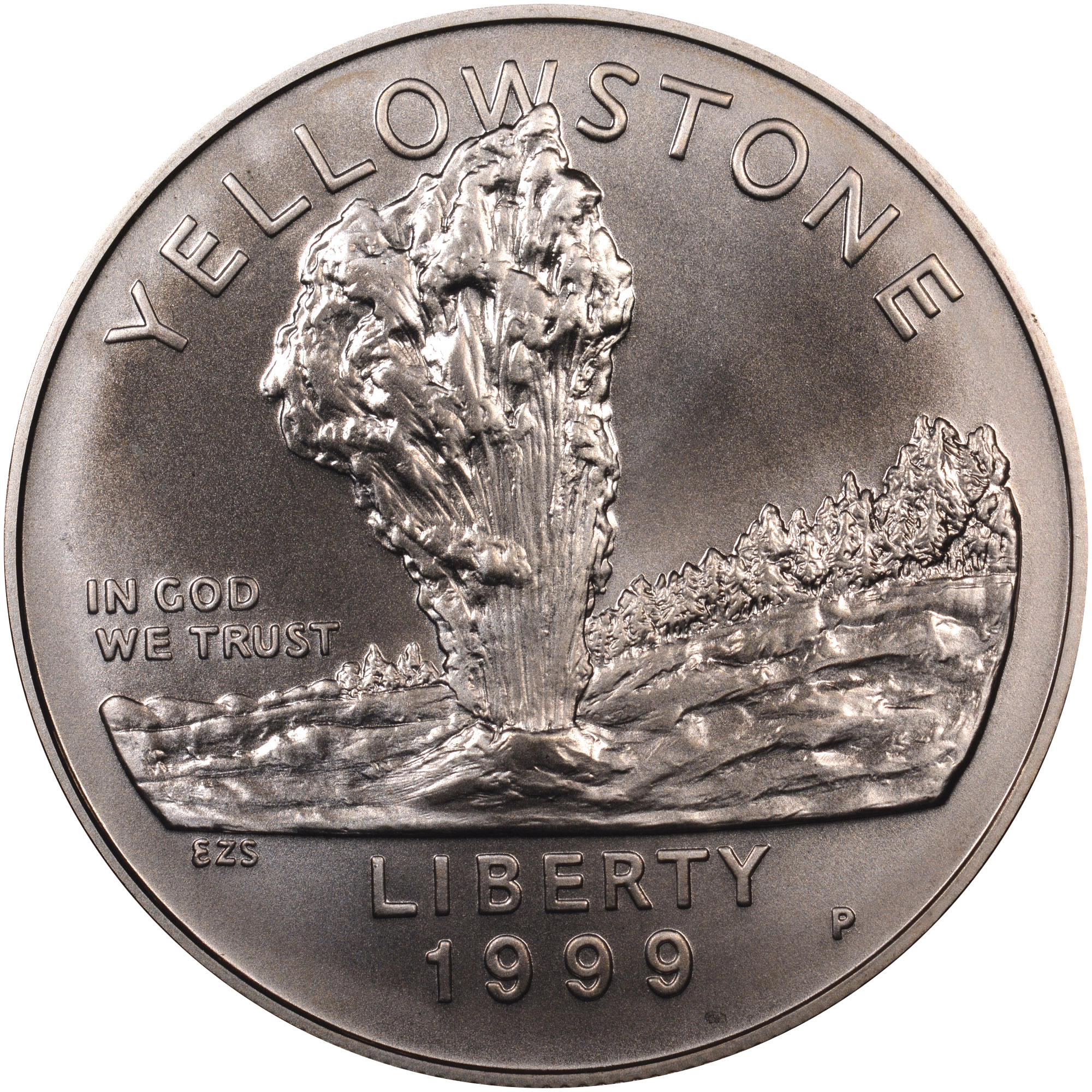 1999 P Yellowstone S1 MS Modern Commemoratives NGC