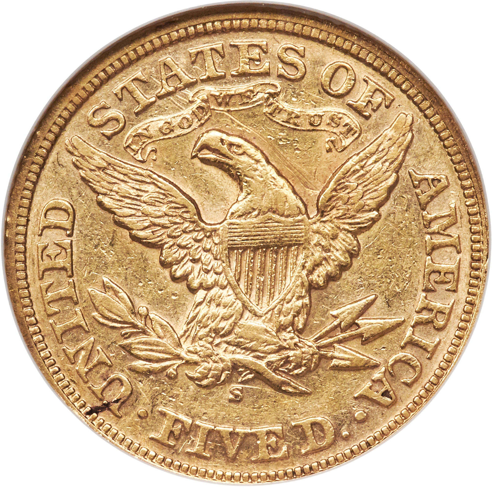 1870 S $5 MS | Coin Explorer | NGC