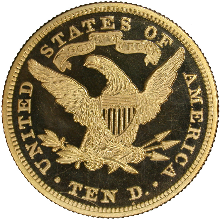 1867 $10 PF | Coin Explorer | NGC