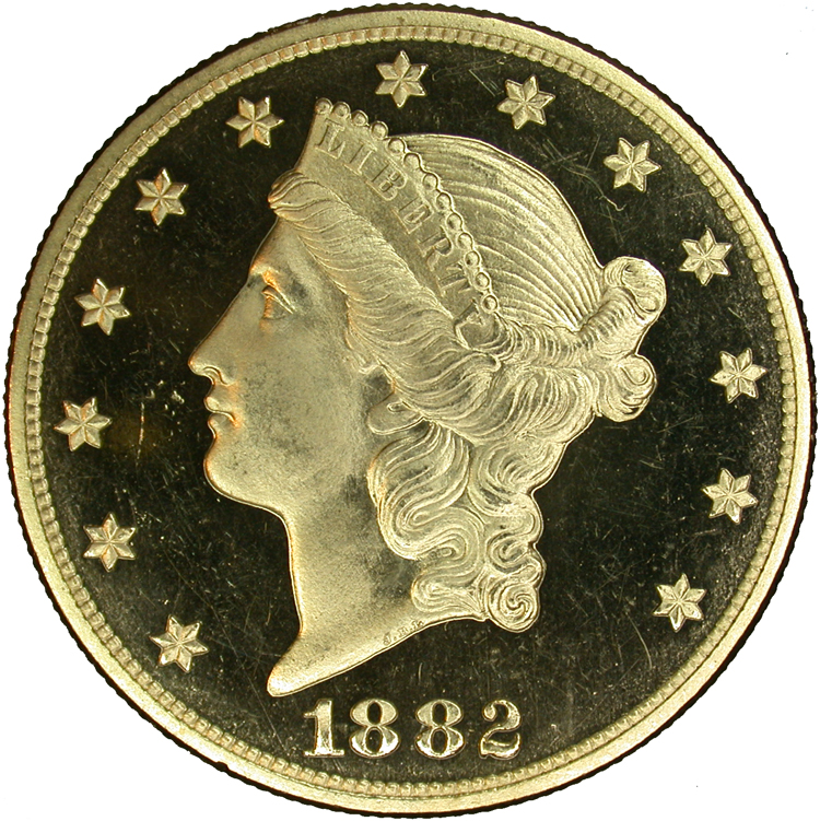 1882 $20 PF | Coin Explorer | NGC