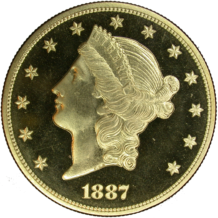 1887 $20 PF | Coin Explorer | NGC