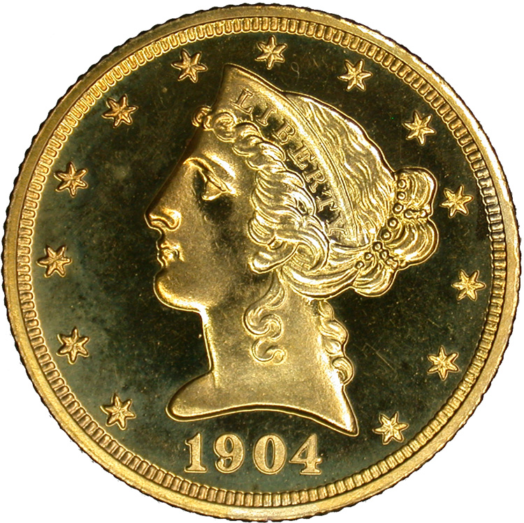 1904 $5 PF | Coin Explorer | NGC