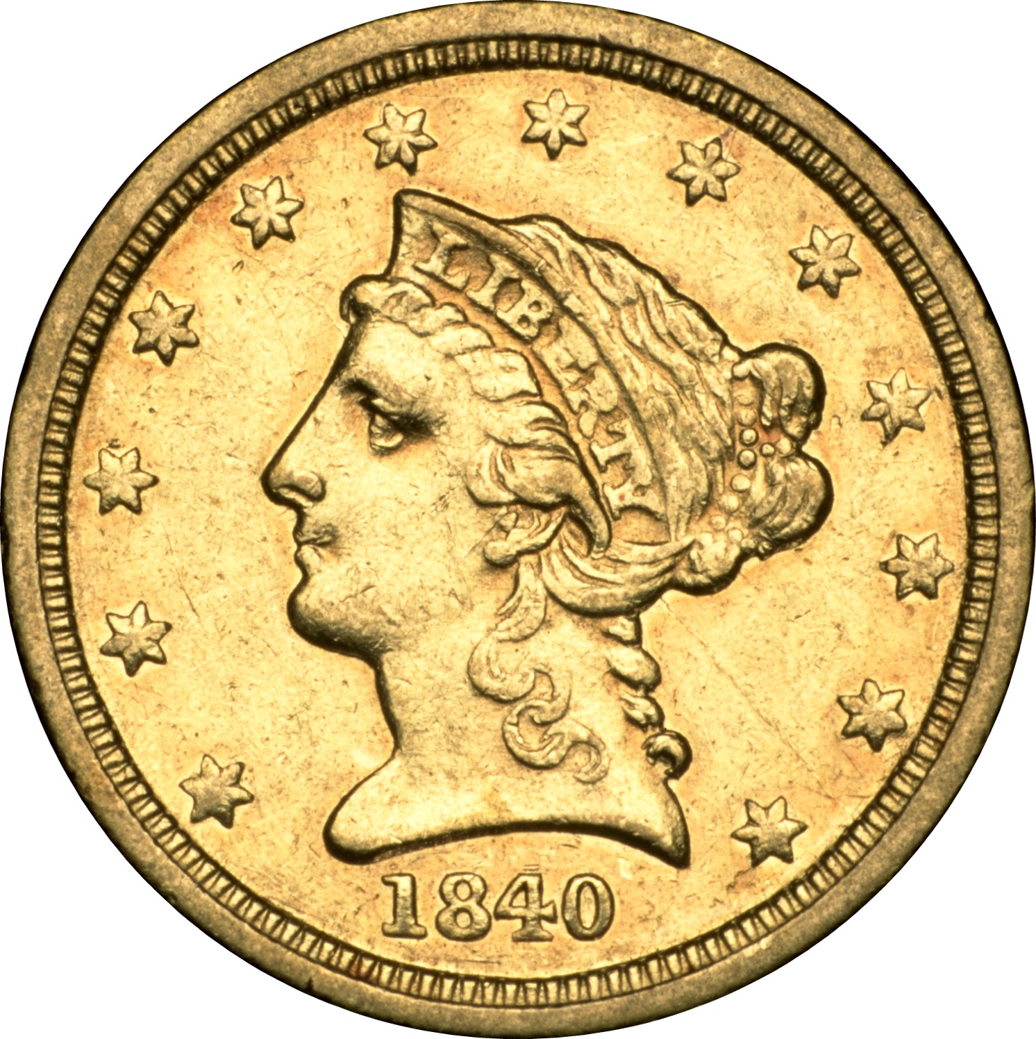 1840 D $2.5 MS | Coin Explorer | NGC