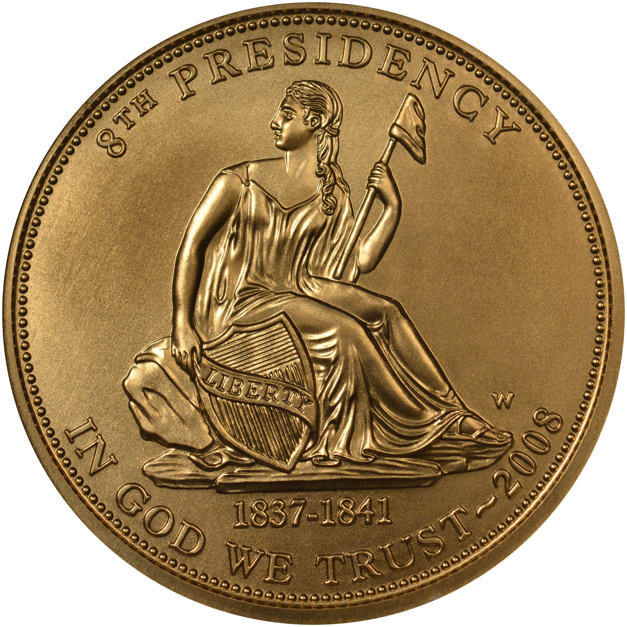 2008 W VAN BUREN'S LIBERTY G$10 MS | Coin Explorer | NGC