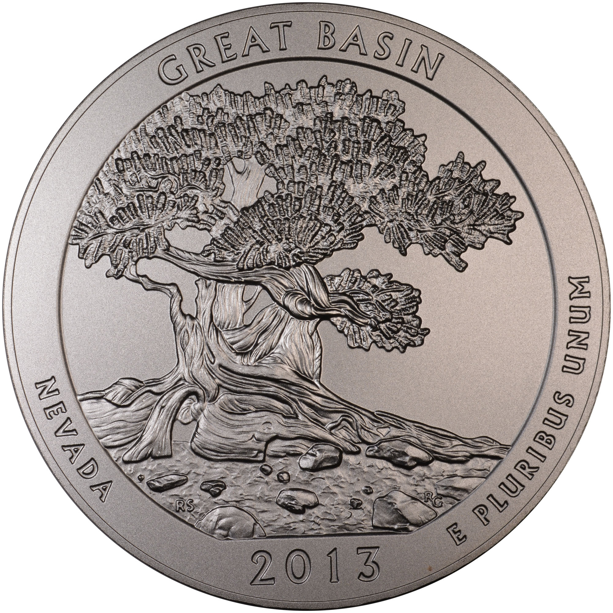 2013 P 5oz SILVER GREAT BASIN 25C SP | Coin Explorer | NGC