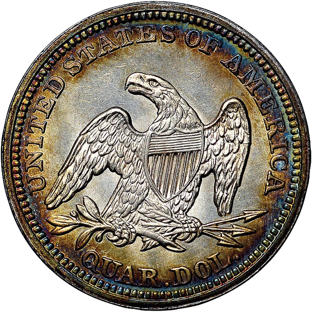1850 25C MS | Coin Explorer | NGC